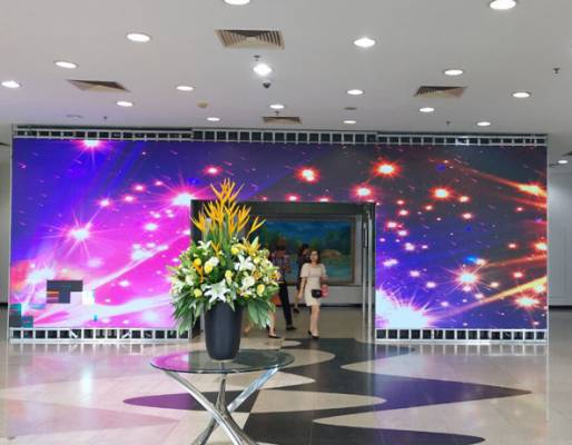 Màn P3 full màu tại Sảnh Tổng Công Ty Hàng Hải Việt Nam số 1 Đào Duy Anh